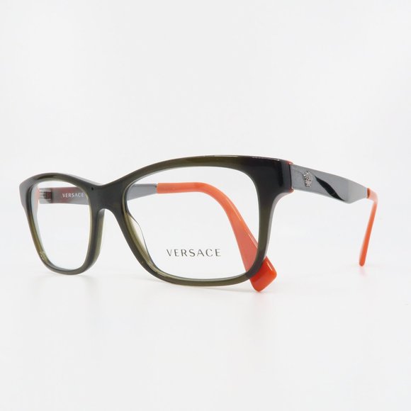 Versace Other - Versace MOD 3245 5235 Unisex Rectangular Olive
